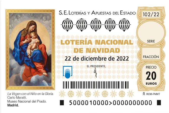 Cobro de premios del Sorteo Extraordinario de Navidad 2022